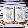 Funny Mug - Thoughts During Work - For Me Gift, Gifts For Coworkers, Boss - Personalized Mug