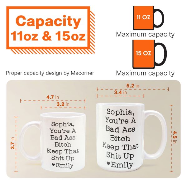 Funny Mug - You're A Badass Keep That Shit Up - For Coworker, Boss, Friend - Personalized Mug Funny Mug - You're A Badass Keep That Shit Up - For Coworker, Boss, Friend - Personalized Mug
