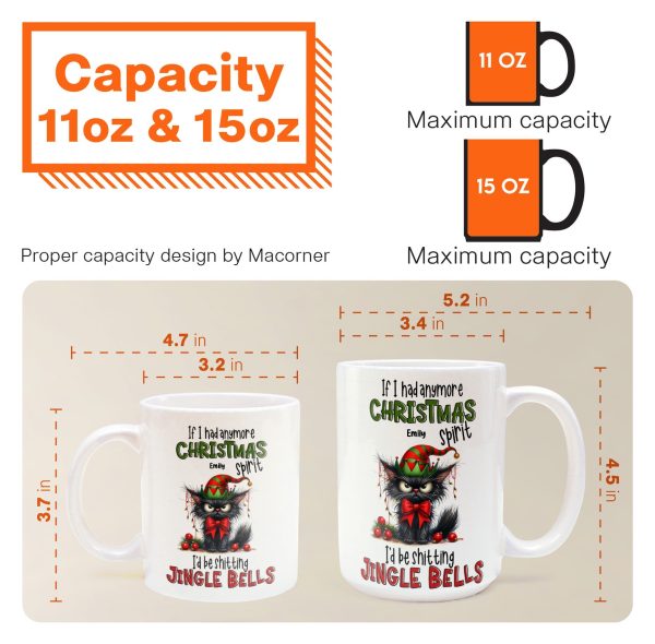 Funny Mug Christmas Spirit For Me Gift - Personalized Mug Funny Mug Christmas Spirit For Me Gift - Personalized Mug