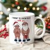 Funny Old Couple Personalized Mug Christmas Gift for Him for Her