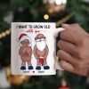 Funny Old Couple Personalized Mug Christmas Gift for Him for Her