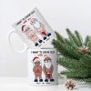 Funny Old Couple Personalized Mug Christmas Gift for Him for Her