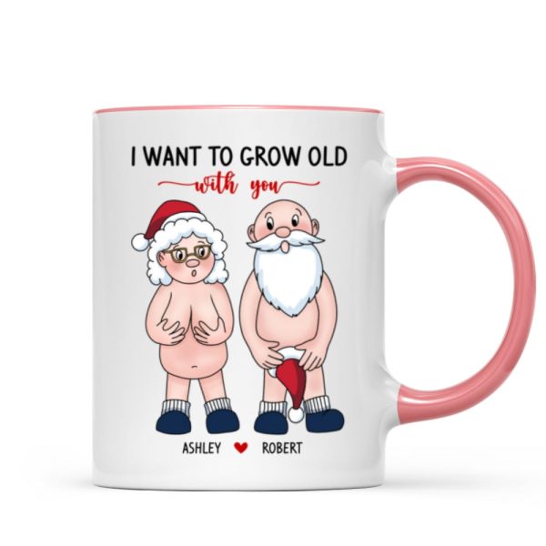 Funny Old Couple Personalized Mug Christmas Gift for Him for Her