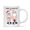 Funny Old Couple Personalized Mug Christmas Gift for Him for Her