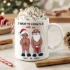Funny Old Couple Personalized Mug Christmas Gift for Him for Her