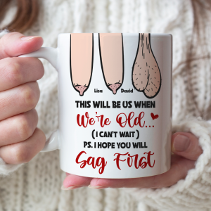 Funny Old Couple-This Will Be Us When We're Old Personalized Couple Mug