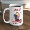 Funny Romantic Personalized Ceramic Mug Congrats On Being My Husband Cute Couple Coffee Gift for Him Funny Romantic Personalized Ceramic Mug Congrats On Being My Husband Cute Couple Coffee Gift for Him