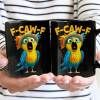 Funny Rooster Mug, Colorful Cartoon Art for Morning Coffee & Office Laughs, a unique gift for Coworkers and Friends