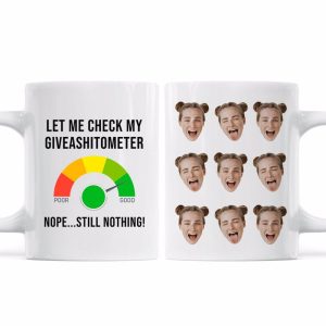 Funny Sarcasm Humor Gift For Coworker Friend Family Custom Face Photo Personalized Coffee Mug