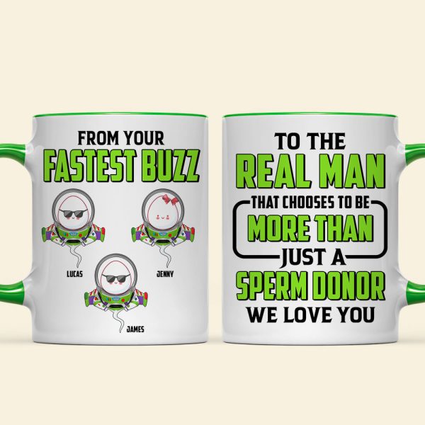 Funny Sperm Dad Accent Mug - Personalized Gifts For Dad 02PJTN190525 Funny Sperm Dad Accent Mug - Personalized Gifts For Dad 02PJTN190525