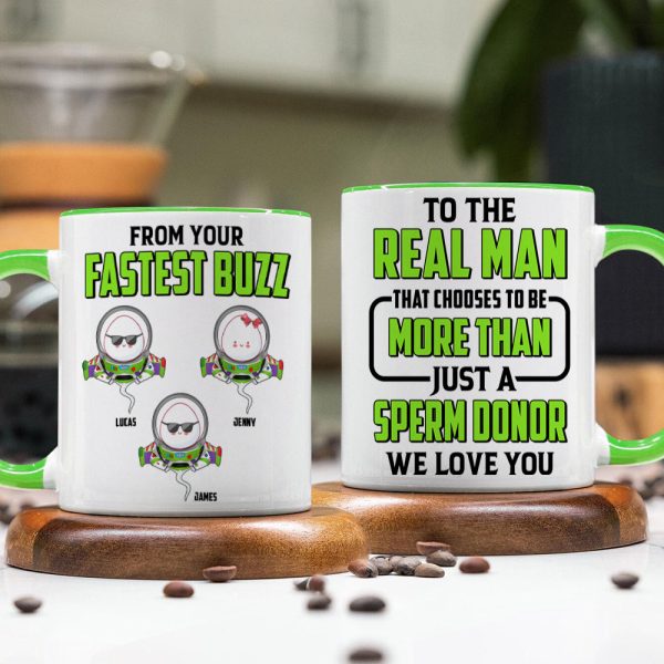 Funny Sperm Dad Accent Mug - Personalized Gifts For Dad 02PJTN190525 Funny Sperm Dad Accent Mug - Personalized Gifts For Dad 02PJTN190525
