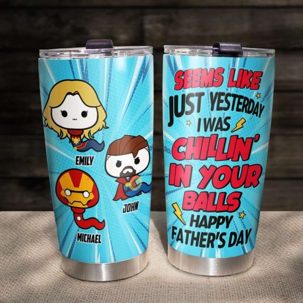 Funny Sperm Happy Day Daddy 05NAHN080523TM Personalized Tumbler Gift Funny Sperm Happy Day Daddy 05NAHN080523TM Personalized Tumbler Gift
