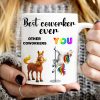 Funny Unicorn Coworker - Personalized Mug - Christmas Gift for Coworker, White Elephant