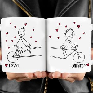 Funny Valentine Gift For Couple Personalized Custom Anniversary Mug Valentine Day Gift H610
