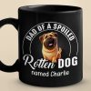 Fur, Chaos, And A Whole Lot Of Attitude - Dog & Cat Personalized Custom Black Mug - Gift For Pet Owners, Pet Lovers Fur, Chaos, And A Whole Lot Of Attitude - Dog & Cat Personalized Custom Black Mug - Gift For Pet Owners, Pet Lovers