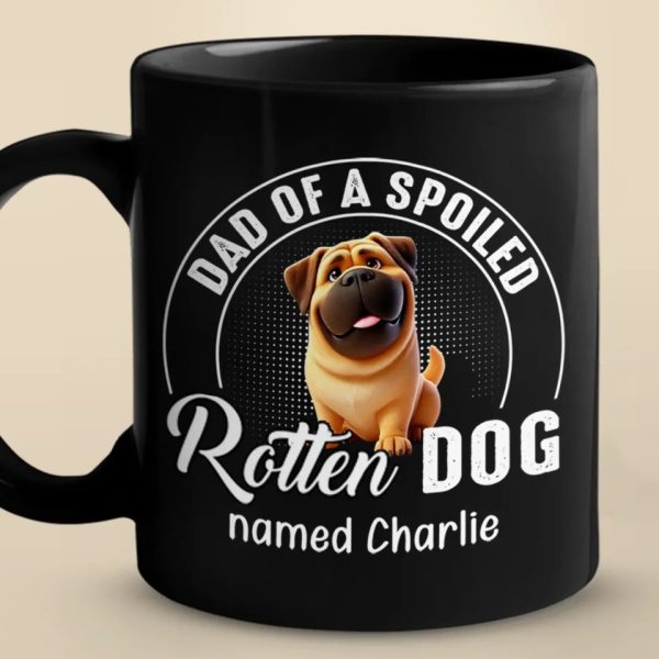 Fur, Chaos, And A Whole Lot Of Attitude - Dog & Cat Personalized Custom Black Mug - Gift For Pet Owners, Pet Lovers Fur, Chaos, And A Whole Lot Of Attitude - Dog & Cat Personalized Custom Black Mug - Gift For Pet Owners, Pet Lovers