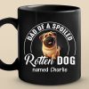 Fur, Chaos, And A Whole Lot Of Attitude - Dog & Cat Personalized Custom Black Mug - Gift For Pet Owners, Pet Lovers Fur, Chaos, And A Whole Lot Of Attitude - Dog & Cat Personalized Custom Black Mug - Gift For Pet Owners, Pet Lovers
