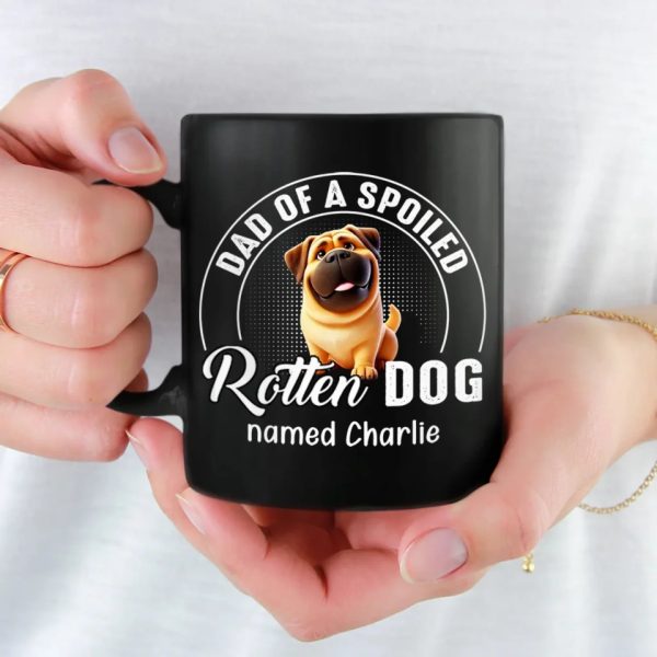 Fur, Chaos, And A Whole Lot Of Attitude - Dog & Cat Personalized Custom Black Mug - Gift For Pet Owners, Pet Lovers Fur, Chaos, And A Whole Lot Of Attitude - Dog & Cat Personalized Custom Black Mug - Gift For Pet Owners, Pet Lovers