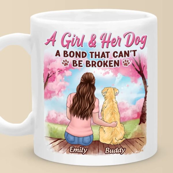 Fur-Ever Connected - Dog Personalized Custom Mug - Mother's Day, Gift For Pet Owners, Pet Lovers Fur-Ever Connected - Dog Personalized Custom Mug - Mother's Day, Gift For Pet Owners, Pet Lovers
