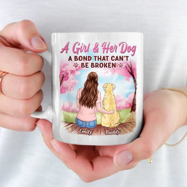 Fur-Ever Connected - Dog Personalized Custom Mug - Mother's Day, Gift For Pet Owners, Pet Lovers Fur-Ever Connected - Dog Personalized Custom Mug - Mother's Day, Gift For Pet Owners, Pet Lovers