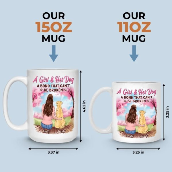 Fur-Ever Connected - Dog Personalized Custom Mug - Mother's Day, Gift For Pet Owners, Pet Lovers Fur-Ever Connected - Dog Personalized Custom Mug - Mother's Day, Gift For Pet Owners, Pet Lovers