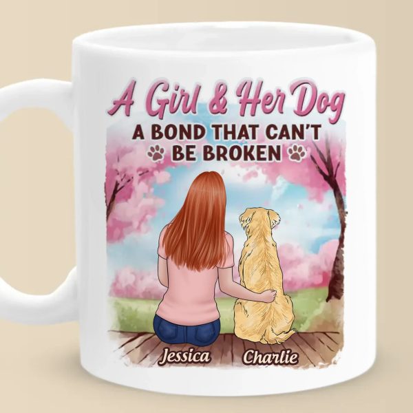 Fur-Ever Connected - Dog Personalized Custom Mug - Mother's Day, Gift For Pet Owners, Pet Lovers Fur-Ever Connected - Dog Personalized Custom Mug - Mother's Day, Gift For Pet Owners, Pet Lovers