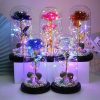 Galaxy Eternal Rose in Glass Dome with Light and Butterfly – Mother’s Day Gift