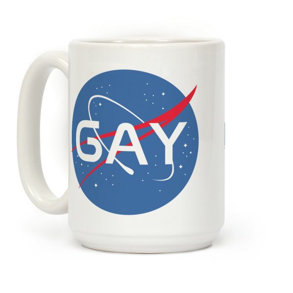 Gay Nasa Parody Coffee Mug Gay Nasa Parody Coffee Mug
