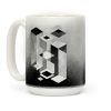 Geometry Optical Illusion Coffee Mug Geometry Optical Illusion Coffee Mug
