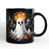 Ghost Night Halloween Personalized Mug, Spooky Horror Gift with Custom Name Ghost Night Halloween Personalized Mug, Spooky Horror Gift with Custom Name