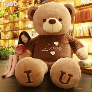Giant 80cm Soft Brown Teddy Bear - Ultimate Hugging Pillow Gift!