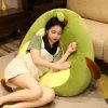 Giant Avocado Plush Toy - Soft, Cuddly Fruit Cushion for Kids & Gifts