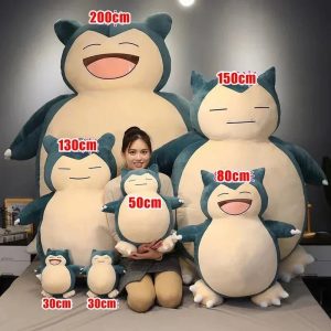 Giant Kawaii Snorlax Plush Toy - Soft, Cuddly, Perfect Gift for All Ages