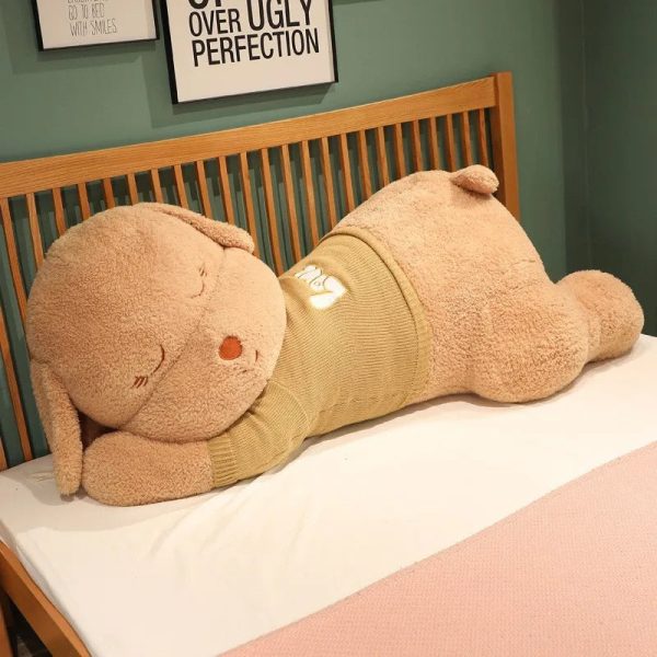 Giant Lying Dog Plush Pillow 80cm 100cm Giant Lying Dog Plush Pillow 80cm 100cm