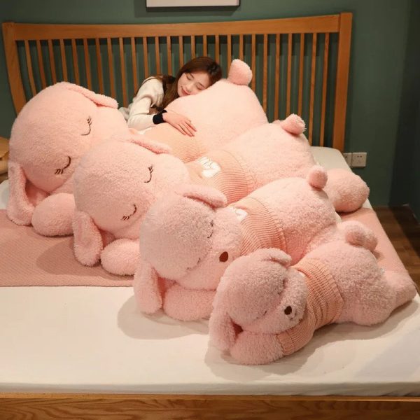 Giant Lying Dog Plush Pillow 80cm 100cm Giant Lying Dog Plush Pillow 80cm 100cm