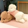 Giant Lying Dog Plush Pillow 80cm 100cm Giant Lying Dog Plush Pillow 80cm 100cm