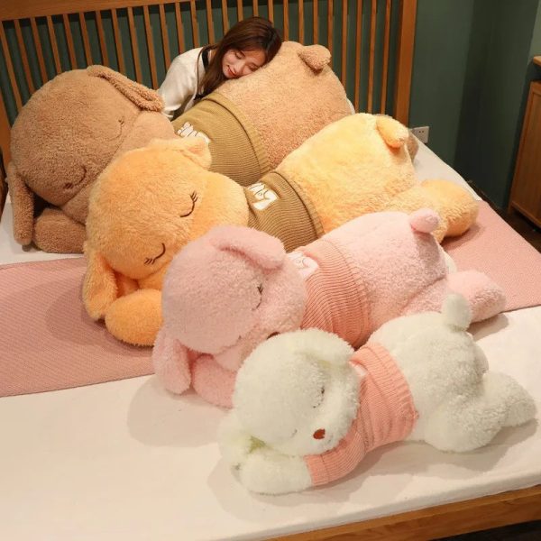 Giant Lying Dog Plush Pillow 80cm 100cm Giant Lying Dog Plush Pillow 80cm 100cm