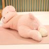 Giant Lying Dog Plush Pillow 80cm 100cm Giant Lying Dog Plush Pillow 80cm 100cm