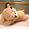 Giant Lying Dog Plush Pillow 80cm 100cm Giant Lying Dog Plush Pillow 80cm 100cm