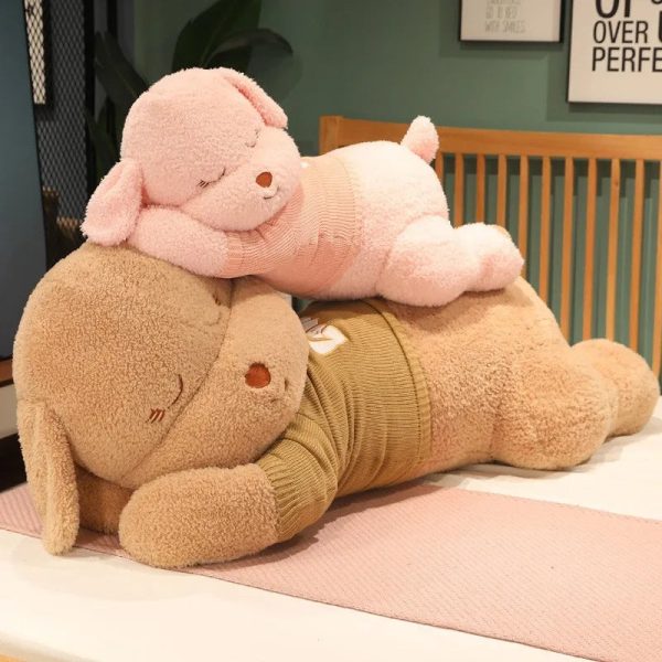 Giant Lying Dog Plush Pillow 80cm 100cm Giant Lying Dog Plush Pillow 80cm 100cm