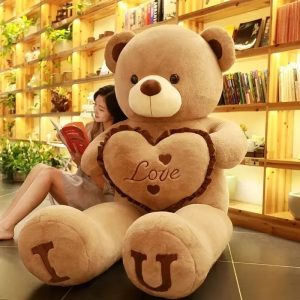 Giant Pink Teddy Bear Plush Pillow