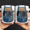 Gift A Unique Personalized Mug For Stylish Hairdressers, Hairstyling Tools And Barber's Apron - Personalized Custom Coffee Mug - FAM340_MG