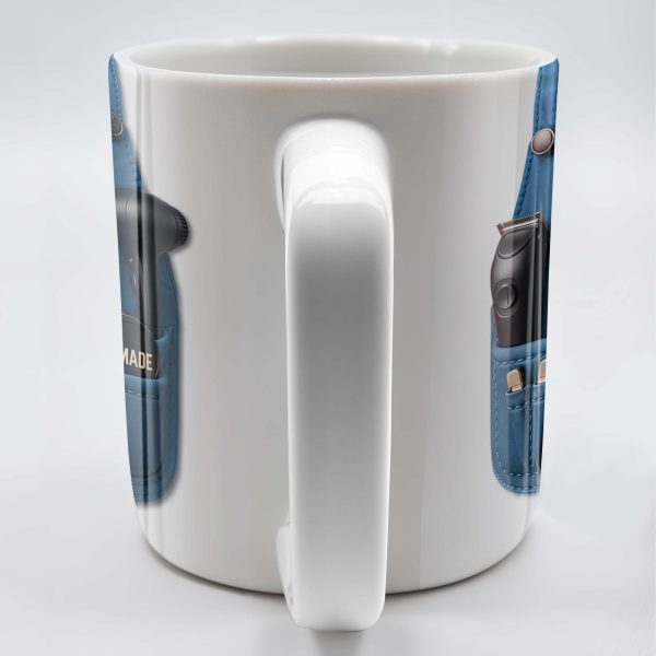 Gift A Unique Personalized Mug For Stylish Hairdressers, Hairstyling Tools And Barber's Apron - Personalized Custom Coffee Mug - FAM340_MG