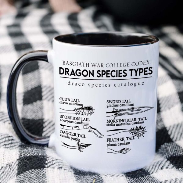 Gifts For Book Lover Coffee Mug Dragon Species Types 03HUHN120324 Gifts For Book Lover Coffee Mug Dragon Species Types 03HUHN120324