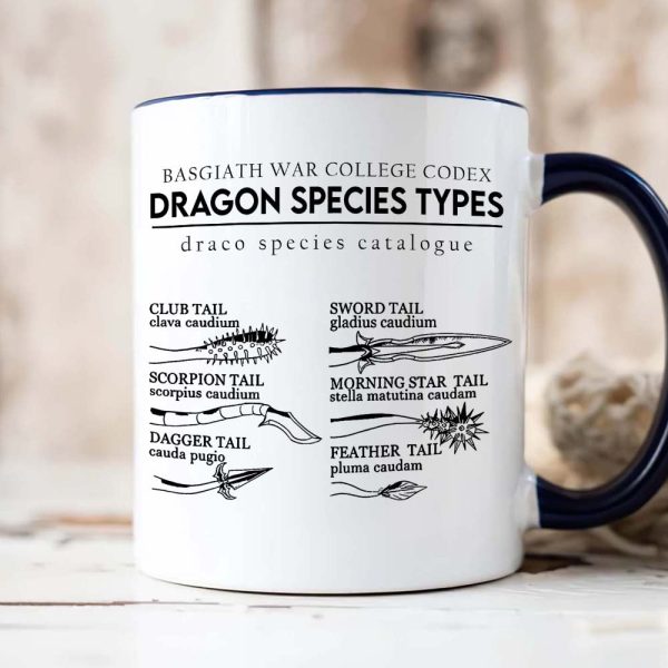 Gifts For Book Lover Coffee Mug Dragon Species Types 03HUHN120324 Gifts For Book Lover Coffee Mug Dragon Species Types 03HUHN120324