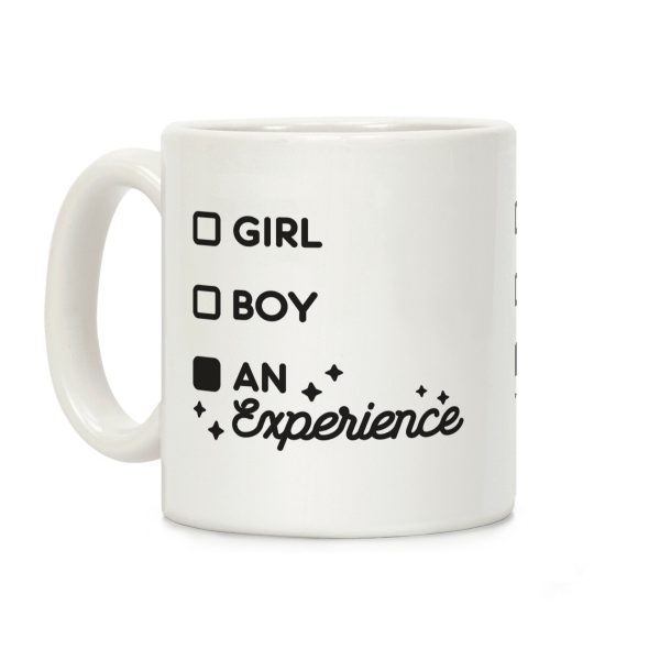 Girl, Boy, An Experience Checklist Coffee Mug Girl, Boy, An Experience Checklist Coffee Mug