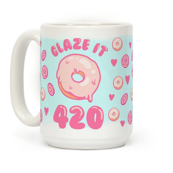 Glaze It 420 Donut Coffee Mug Glaze It 420 Donut Coffee Mug