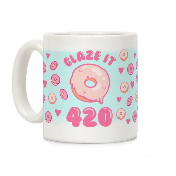 Glaze It 420 Donut Coffee Mug Glaze It 420 Donut Coffee Mug