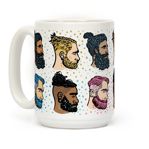 Glitter Beards, Braids and Man Buns Coffee Mug Glitter Beards, Braids and Man Buns Coffee Mug