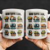 God Says I Am Bold, Accepted, Handsome, Strong, Kind, Construction Vehicles - Personalized Custom Coffee Mug - KID074_MG God Says I Am Bold, Accepted, Handsome, Strong, Kind, Construction Vehicles - Personalized Custom Coffee Mug - KID074_MG